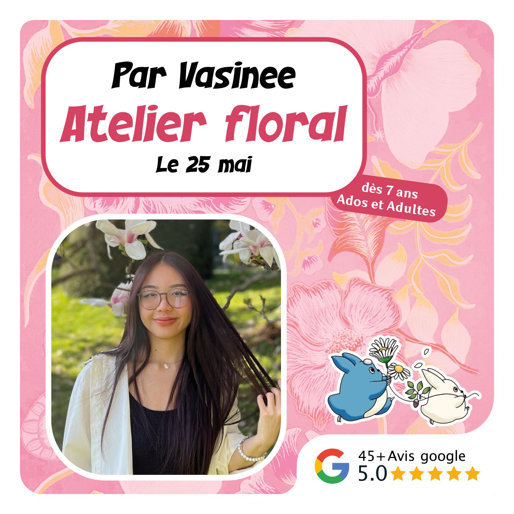 Atelier animé par Vasinee à ESPACE DESSIN