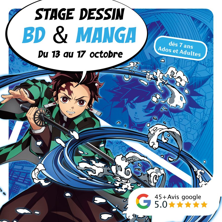 Affiche stage dessin Octobre 2025 Espace dessin Lausanne Pontaise